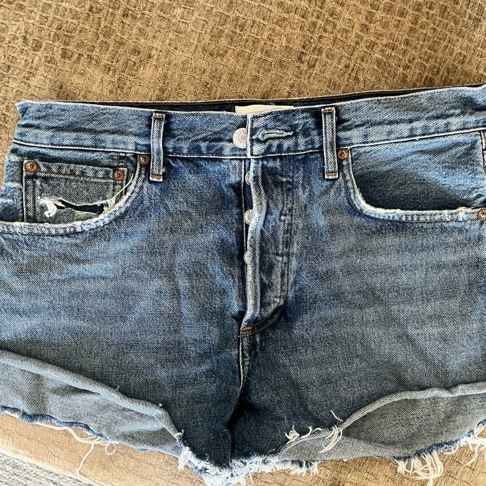 Agolde parker cut offs